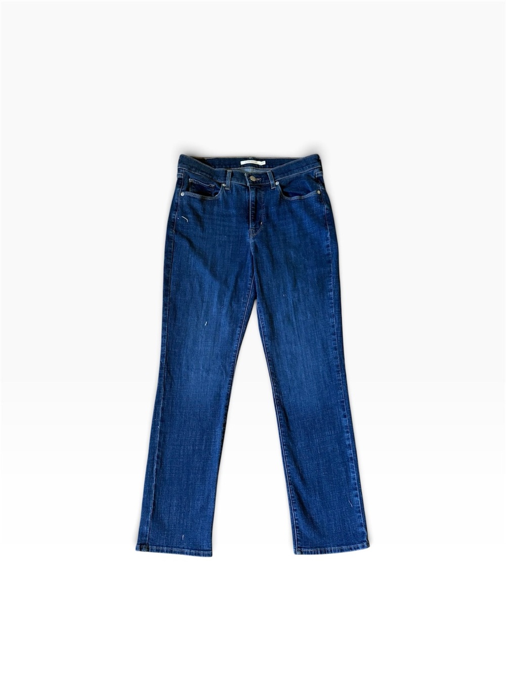Levi's Women's Straight-Leg Jeans - Deep Blue Wash